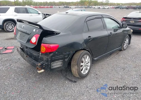 2010 Toyota Corolla S из США, поврежденный, VIN 2T1BU4EE1AC483191